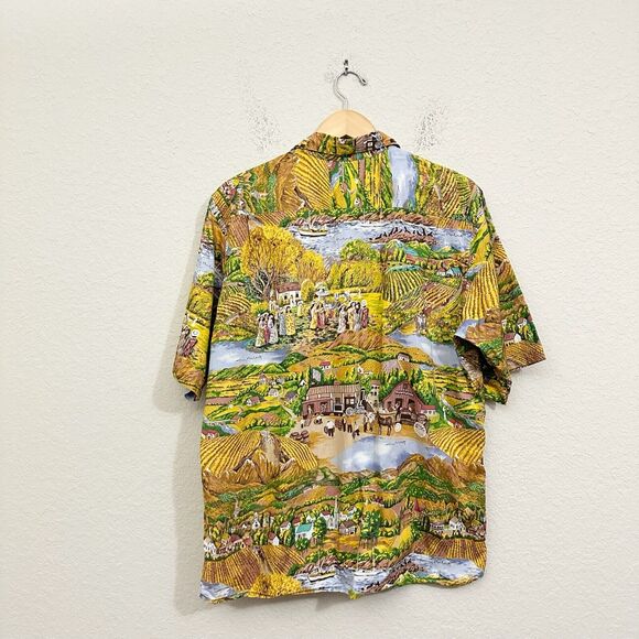 Vintage REYN SPOONER Guy Buffet Youthville Hawaiian Short Sleeve Shirt - Picture 2 of 8